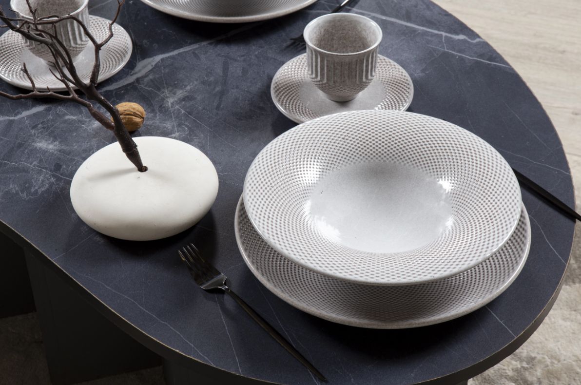 Тарелка глубокая Panio бежевый 3